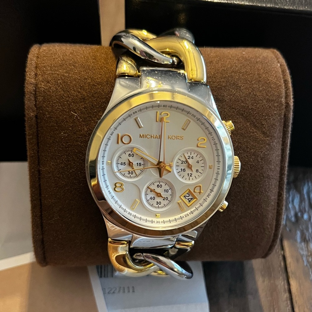 Michael Kors Two Tone Chainlink Watch
